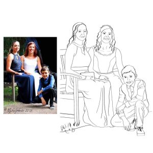 AI convert photo to pencil sketch