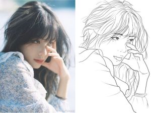 AI convert photo to pencil sketch