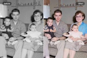 AI restore old photos