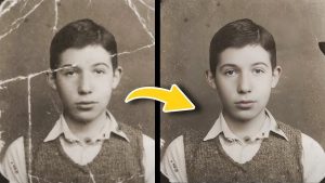 AI restore old photos