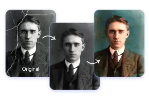 AI restore old photos