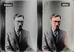 AI restore old photos