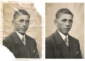 AI restore old photos