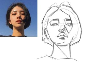 AI convert photo to pencil sketch