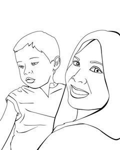AI convert photo to pencil sketch