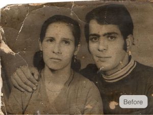 AI restore old photos