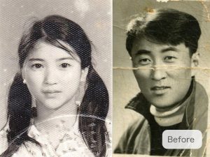AI restore old photos