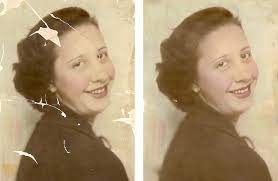 AI restore old photos