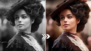 AI restore old photos
