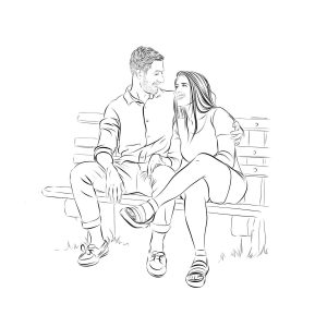 AI convert photo to pencil sketch
