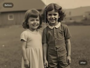 AI restore old photos

