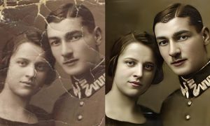 AI restore old photos