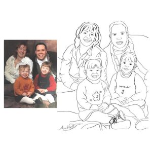 AI convert photo to pencil sketch