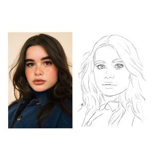 AI convert photo to pencil sketch