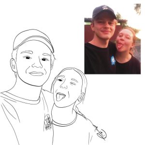AI convert photo to pencil sketch
