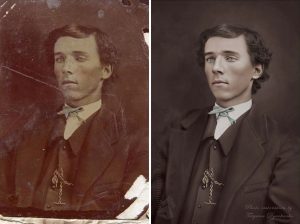 AI restore old photos