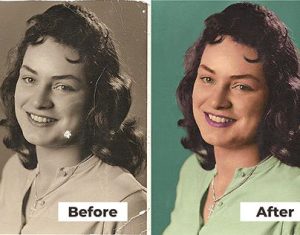 AI restore old photos
