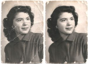 AI restore old photos