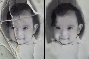 AI restore old photos