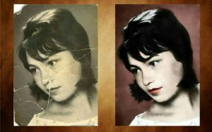 AI restore old photos