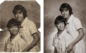 AI restore old photos