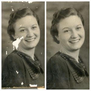 AI restore old photos