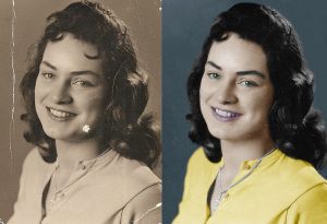 AI restore old photos