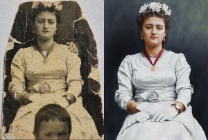 AI restore old photos