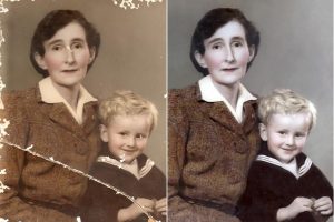 AI restore old photos