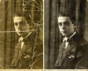 AI restore old photos