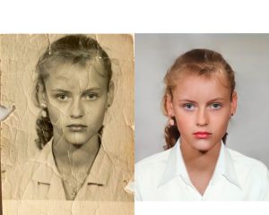 AI restore old photos