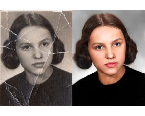 AI restore old photos
