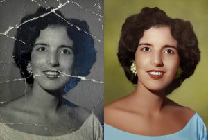 AI restore old photos
