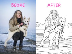 AI convert photo to pencil sketch