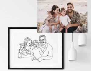 AI convert photo to pencil sketch