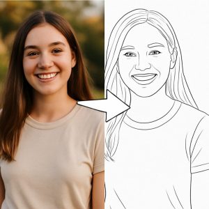 AI convert photo to pencil sketch