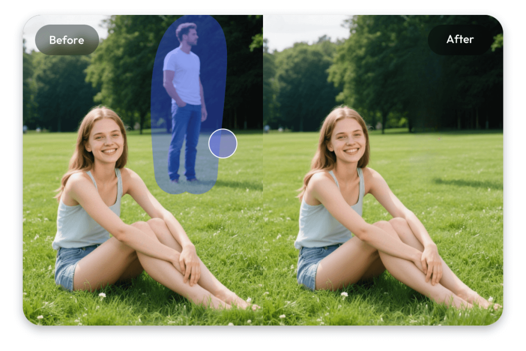 Image Content Part Remove Objects From Photos With Artificial Intelligence Accuracy